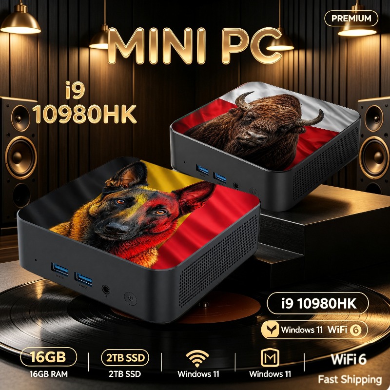 Pc Gaming Laptop - كمبيوتر ألعاب مكتبي صغير بمعالج Intel