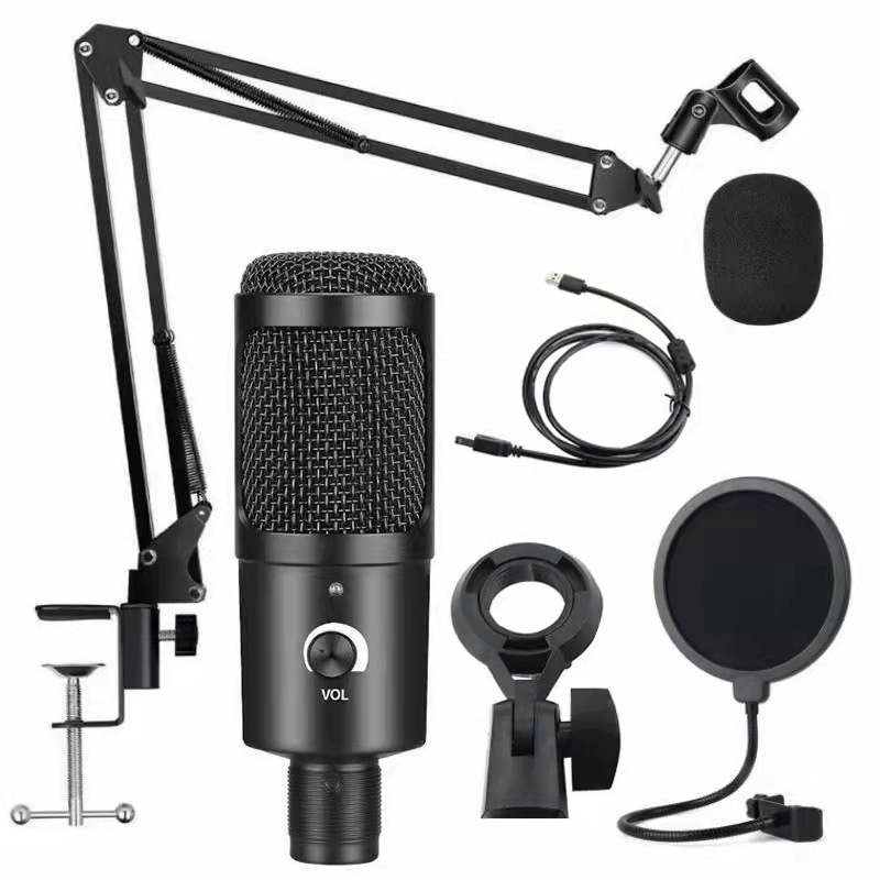 Pc Gaming Youtuber - ميكروفون تسجيل بمكثف USB مع حامل
