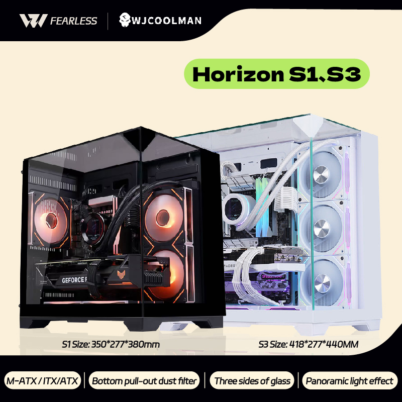 Pc Gaming Dell - علبة كمبيوتر للألعاب WJCOOLMAN Horizon S1/S3