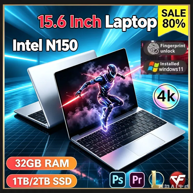 Pc Gaming Laptop - لابتوب 2026 شائع، نحيف ومحمول، بشاشة