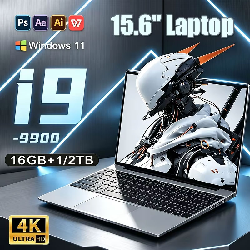 Pc Gaming Laptop - كمبيوتر محمول جديد بشاشة 15.6 بوصة،