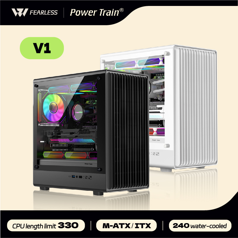 Pc Gaming Dell - قطار الطاقة V1 MATX ITX هيكل
