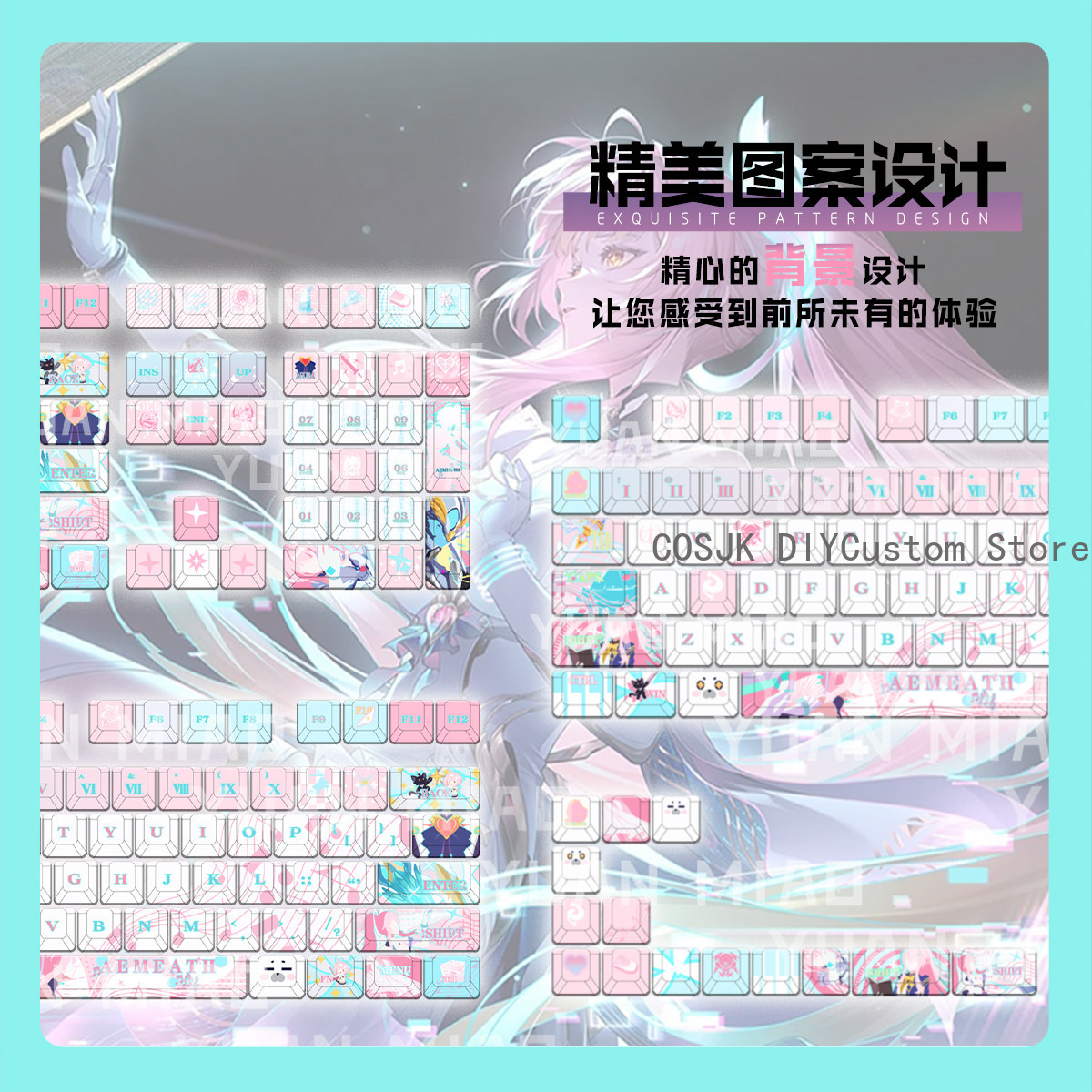 122 مفتاحًا بتصميم أنمي Wuther - مراجعة Mechanical Keyboard وسعره