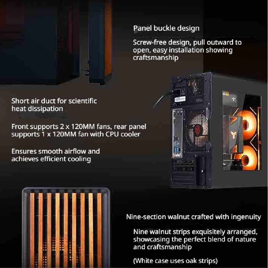 علبة كمبيوتر WJCOOLMAN Craftsm - مراجعة Pc Gaming Dell وسعره