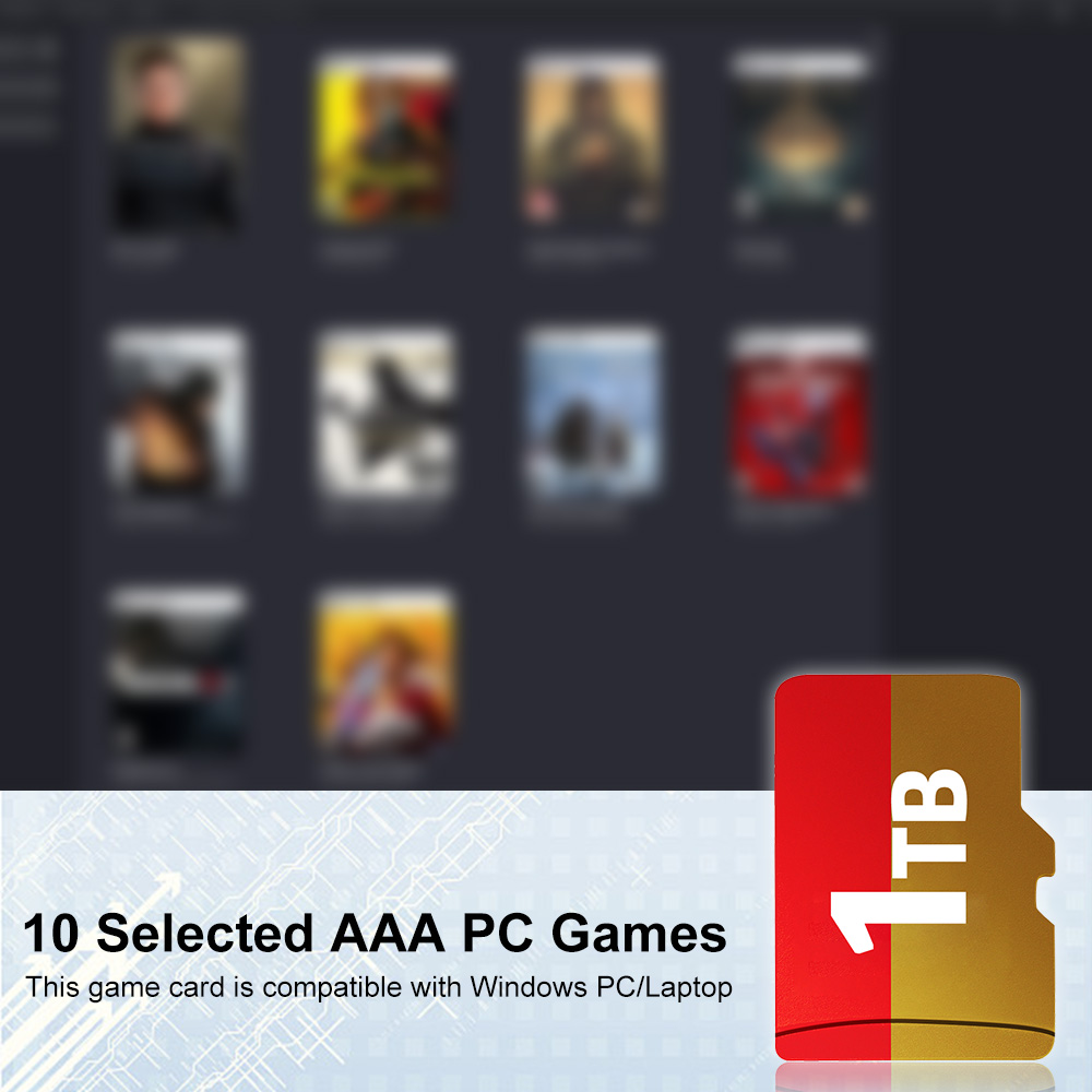 بطاقة ألعاب جديدة بسعة 1 تيراب - مراجعة Pc Gaming Aaa وسعره