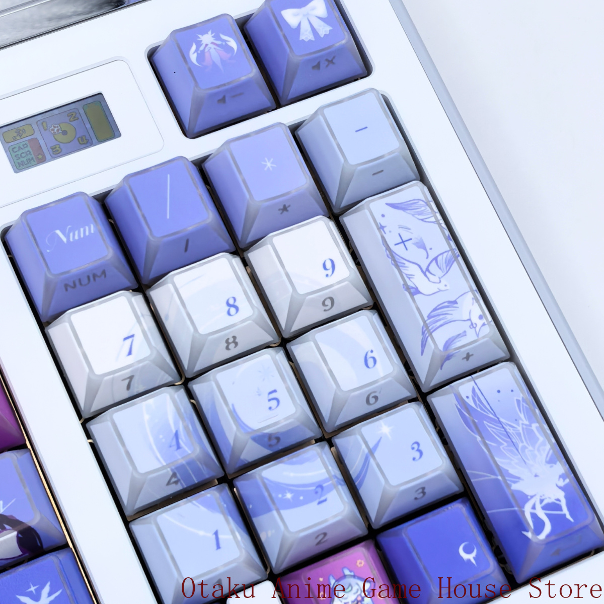 غطاء مفاتيح كرتوني من Genshin  - مراجعة Mechanical Keyboard وسعره