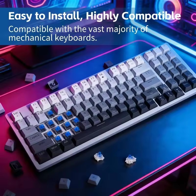 10-30 قطعة من مفاتيح الكليكر ذ - مراجعة Mechanical Keyboard وسعره