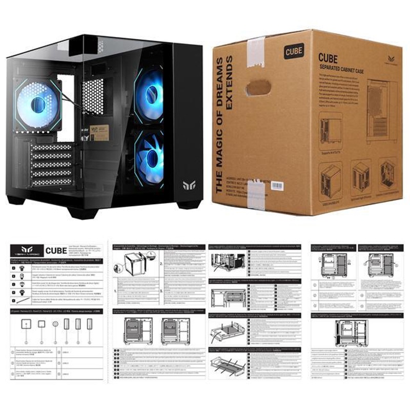 علبة كمبيوتر Yeah Magic Cube M - مراجعة Pc Gaming Dell وسعره