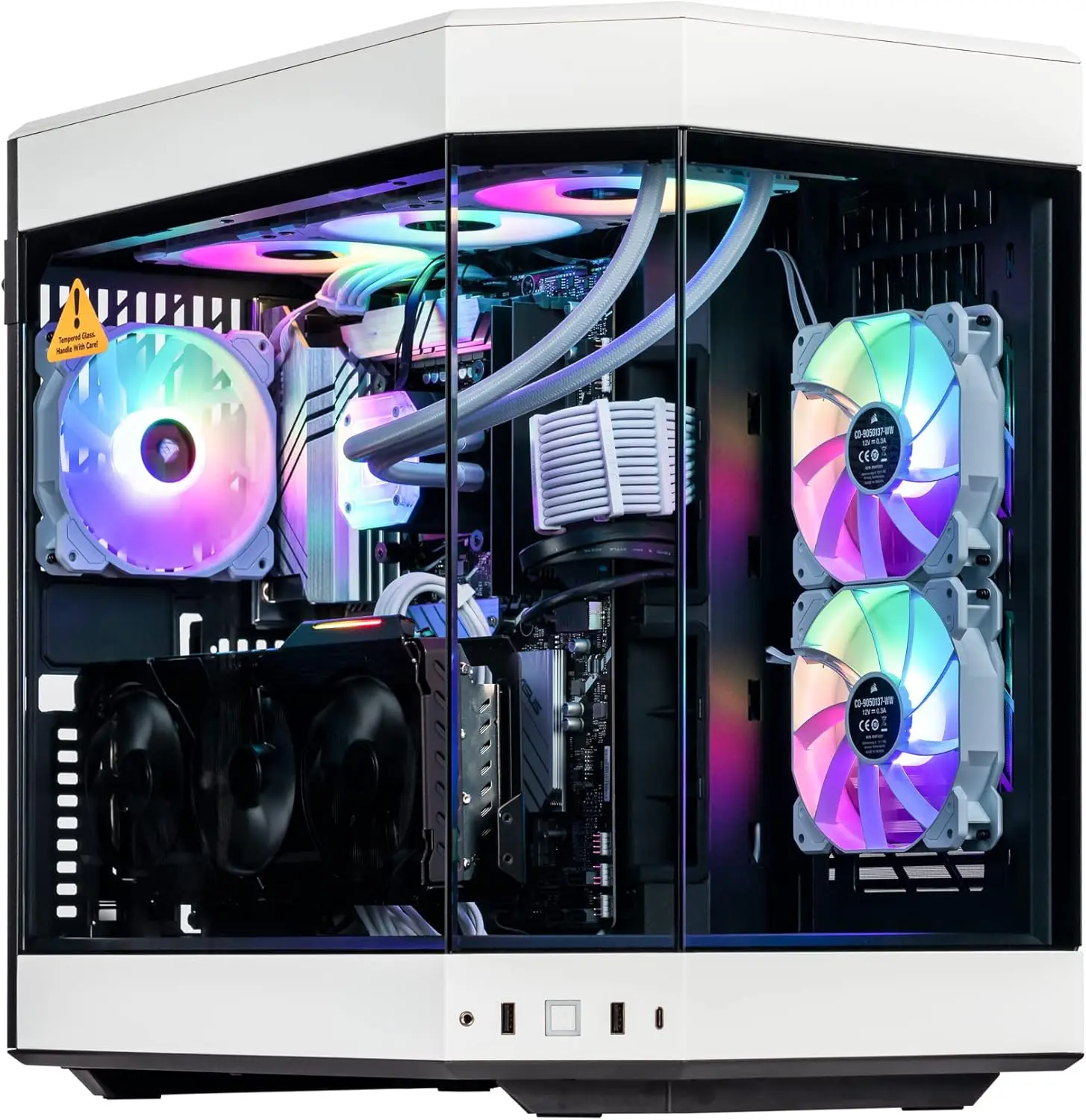 كمبيوتر مكتبي للألعاب Y60 مخصص - مراجعة Pc Gaming Y60 وسعره